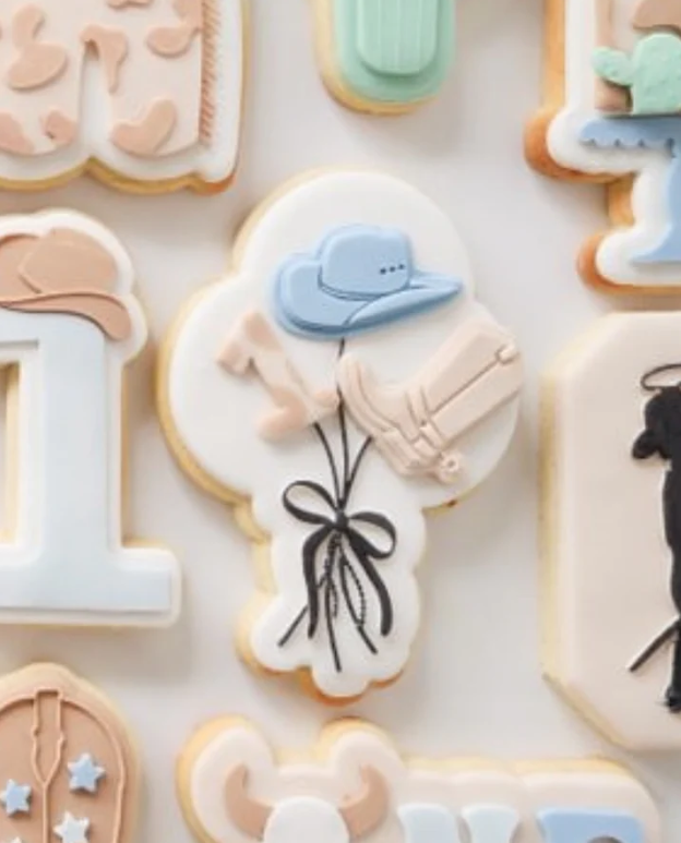 Boss Embossers - Cowboy/Cowgirl Mini Set of 3 Debossers and Cutters