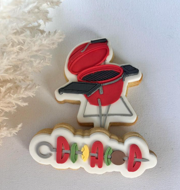 Boss Embossers - BBQ Grill Debosser Stamp and Cutter