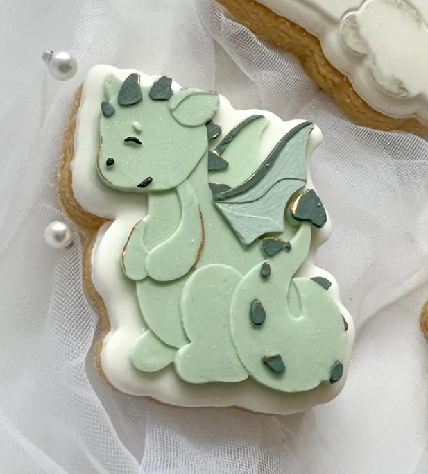 Boss Embossers - Cute Sitting Dragon Stamp and Cutter