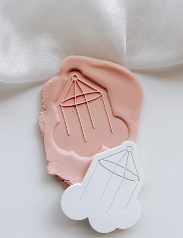 Boss Embossers - Blank Baby Mobile with Room for Molds Stamp and Cutter