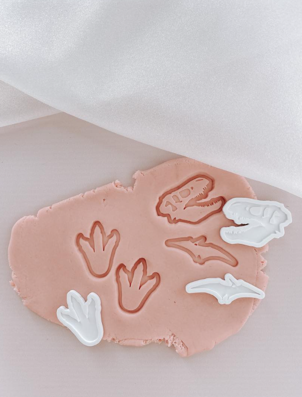 Boss Embossers - Dinosaur Mini Set of 3 Stamps and Cutter