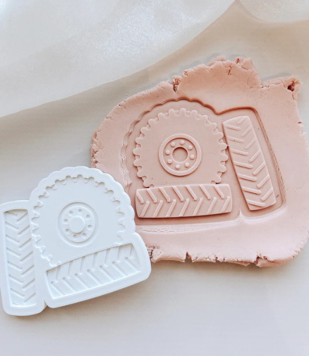 Boss Embossers - Stacked Truck Tyres Debosser and Cutter