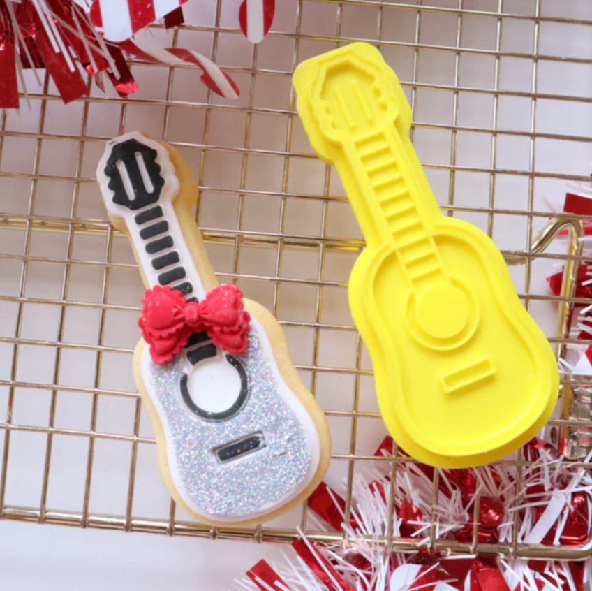 Custom Cookie Cutters -  Acoustic Guitar Embosser & Cutter