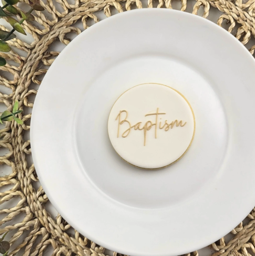 Custom Cookie Cutters -  Baptism Debosser
