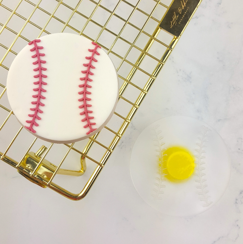 Custom Cookie Cutters -  Baseball Embosser 70mm