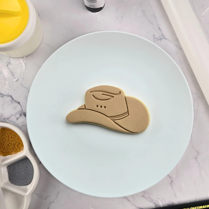 Custom Cookie Cutters - Akubra Hat Cutter and Embosser Set