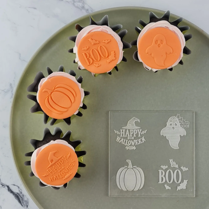 Custom Cookie Cutters - Halloween Mini Debosser