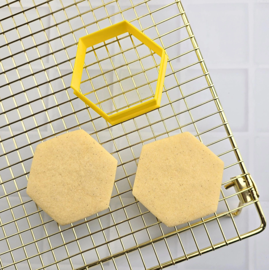 Custom Cookie Cutters - Hexagon Cutter 76mm