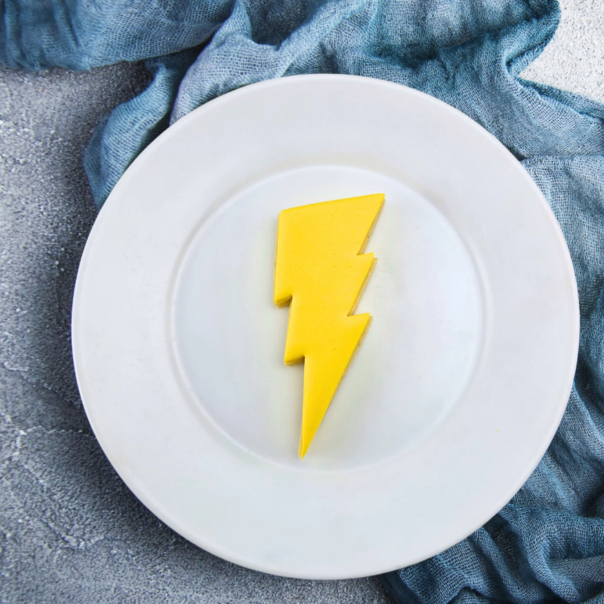 Custom Cookie Cutters - Lightning Bolt 12cm Cutter