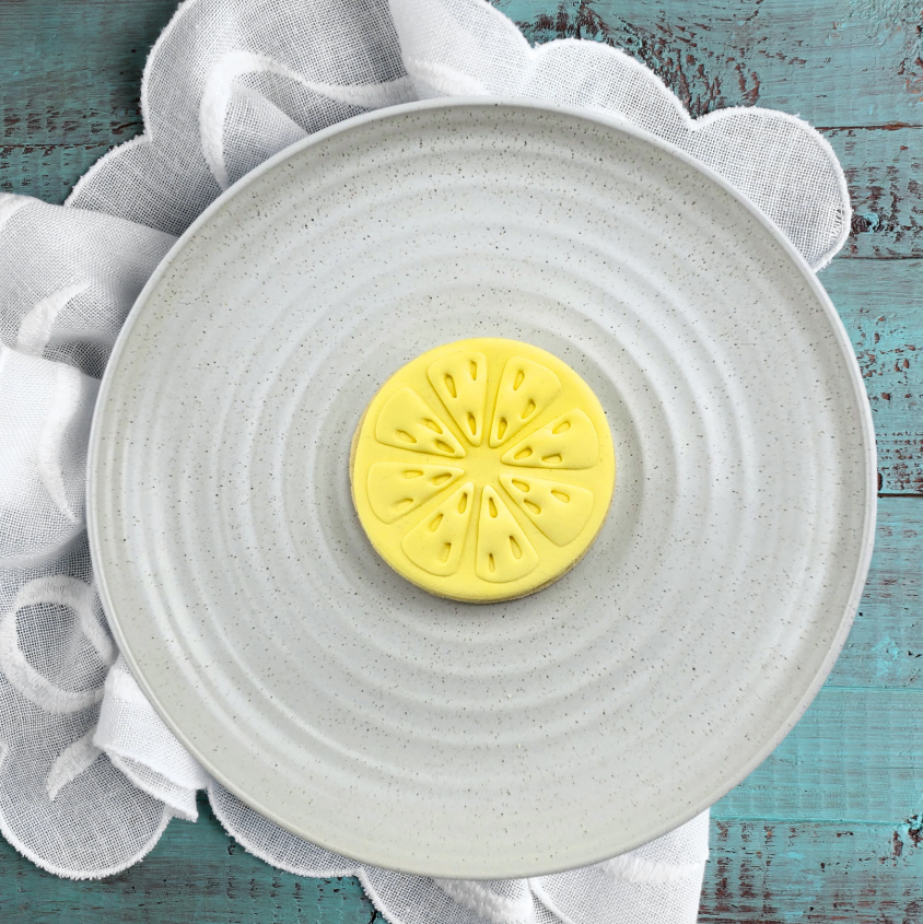Custom Cookie Cutters - Citrus Slice Embosser & Cutter