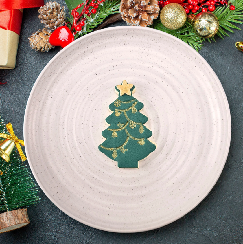 Custom Cookie Cutters - DIY Christmas Tree Cutter & Embosser Set