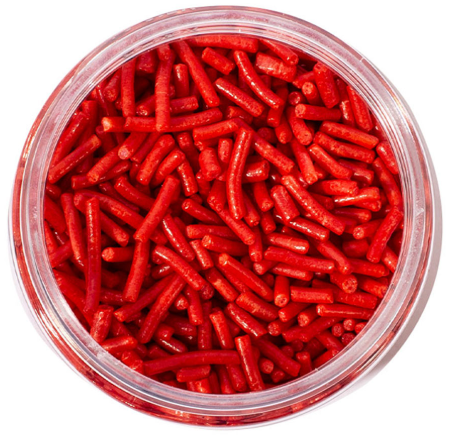Jimmies Red 1mm Sprinkles - Sprinks 60g