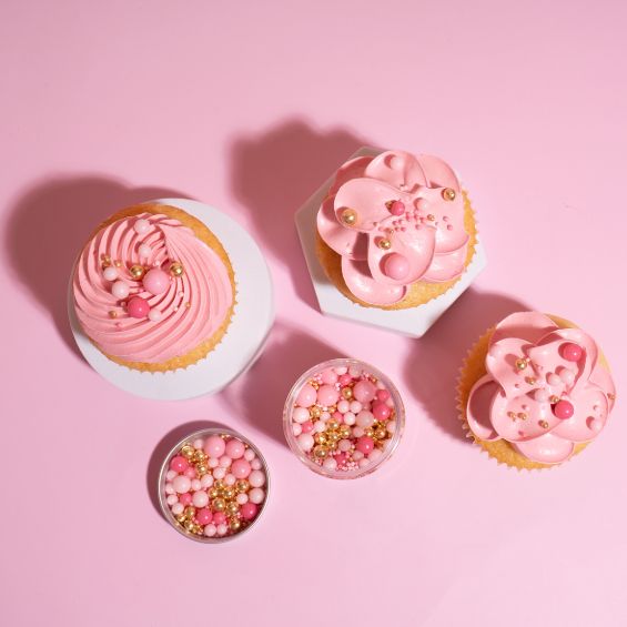 Pink Velvet Crunch Sprinkles - Sprinks 70g