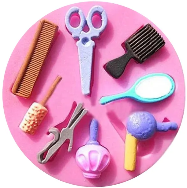 Hairdressers Kit Silicone Mould