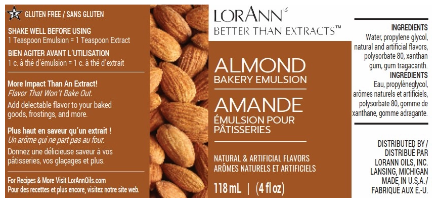 LorAnn Baking Emulsion 4oz - Almond
