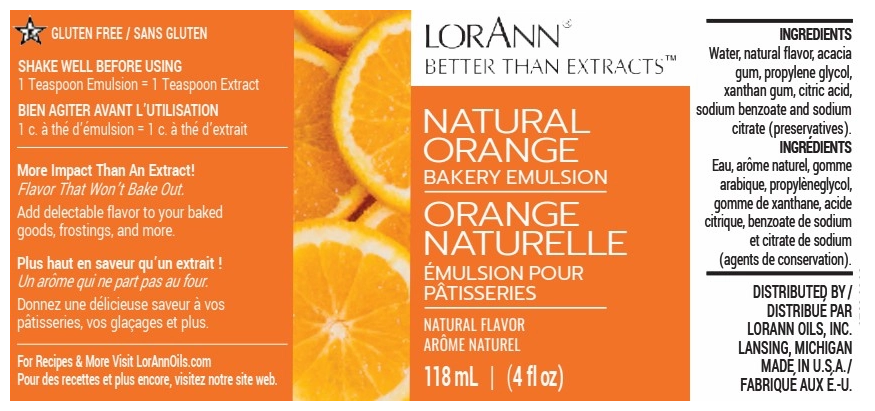 LorAnn Baking Emulsion 4oz - Orange
