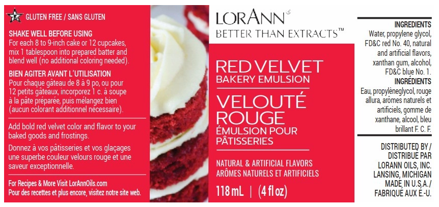 LorAnn Baking Emulsion 4oz - Red Velvet