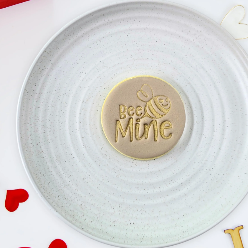 Custom Cookie Cutters - Bee Mine Embosser
