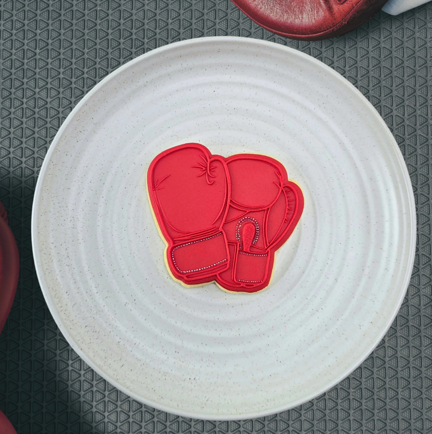 Custom Cookie Cutters - Boxing Glove Cutter & Debosser