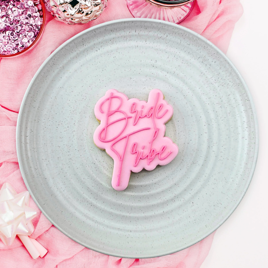 Custom Cookie Cutters - Bride Tribe Debosser & Cutter