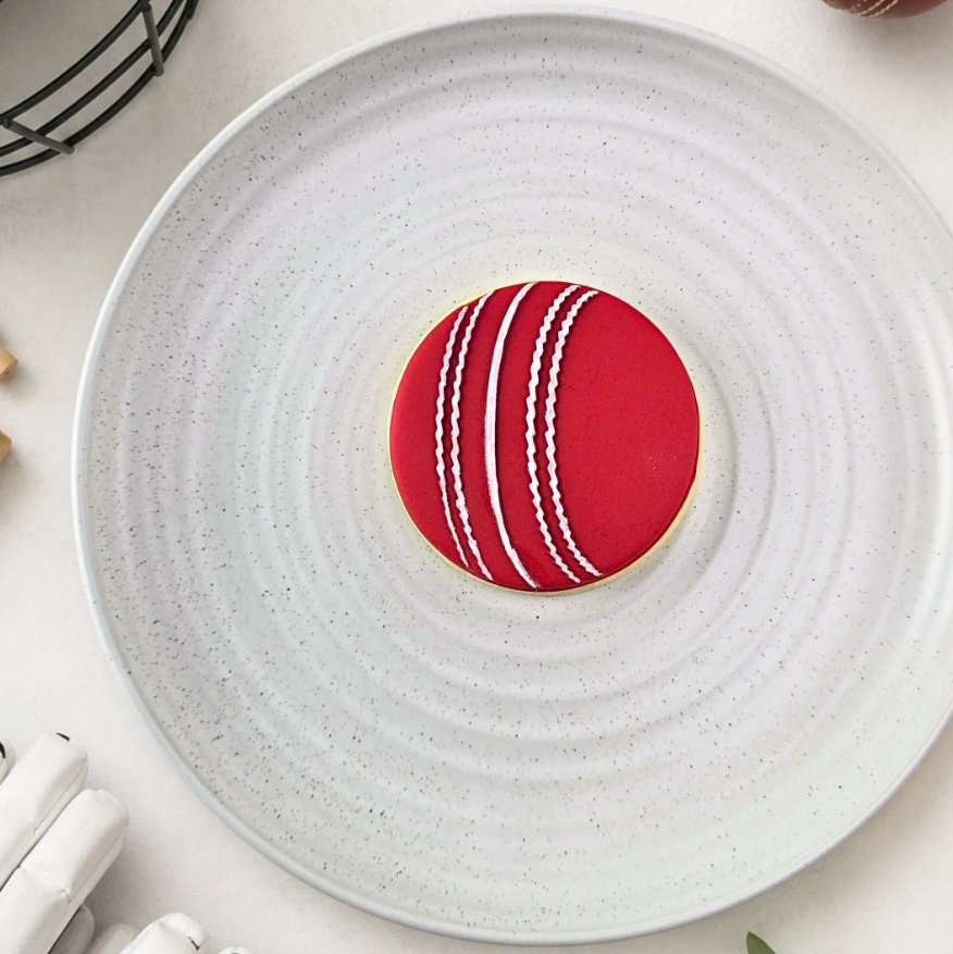 Custom Cookie Cutters - Cricket Ball Debosser