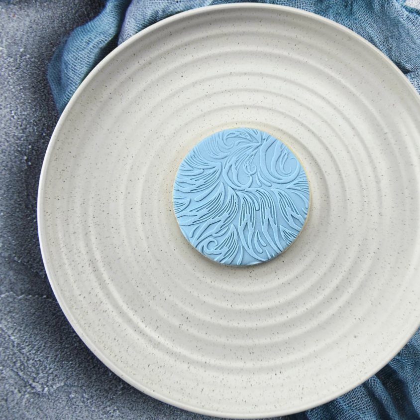 Custom Cookie Cutters - Cashmere Pattern Plate