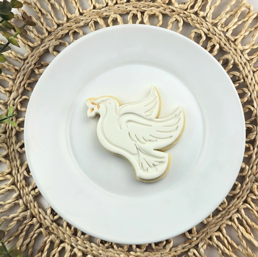 Custom Cookie Cutters - Dove Embosser and Cutter Set