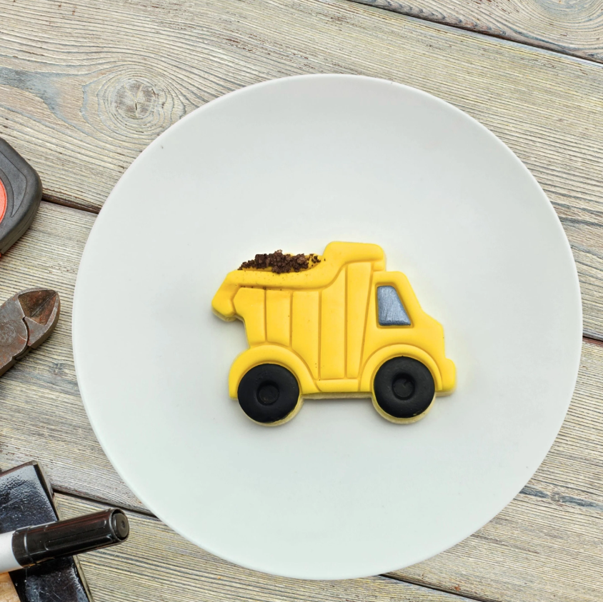 Custom Cookie Cutters - Dump Truck Cutter & Embosser