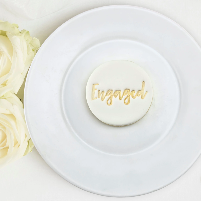 Custom Cookie Cutters - Engaged Embosser