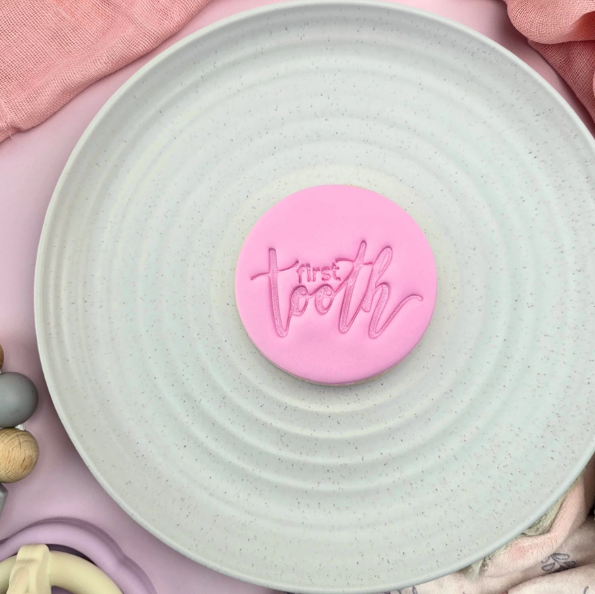 Custom Cookie Cutters - First Tooth Embosser