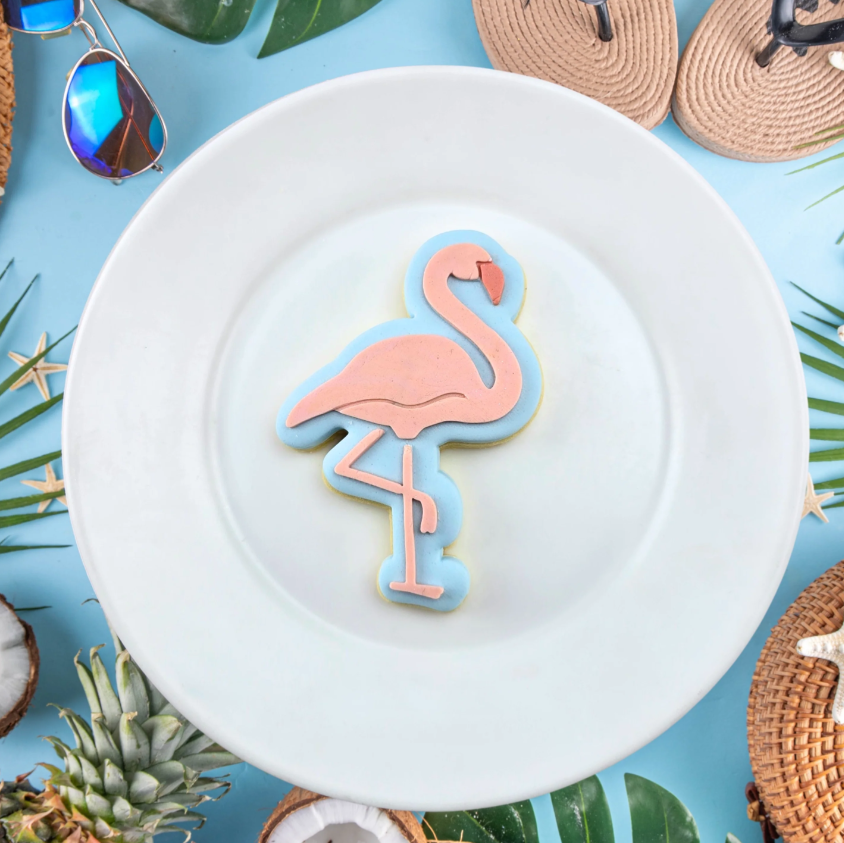 Custom Cookie Cutters - Flamingo Debosser & Cutter Set
