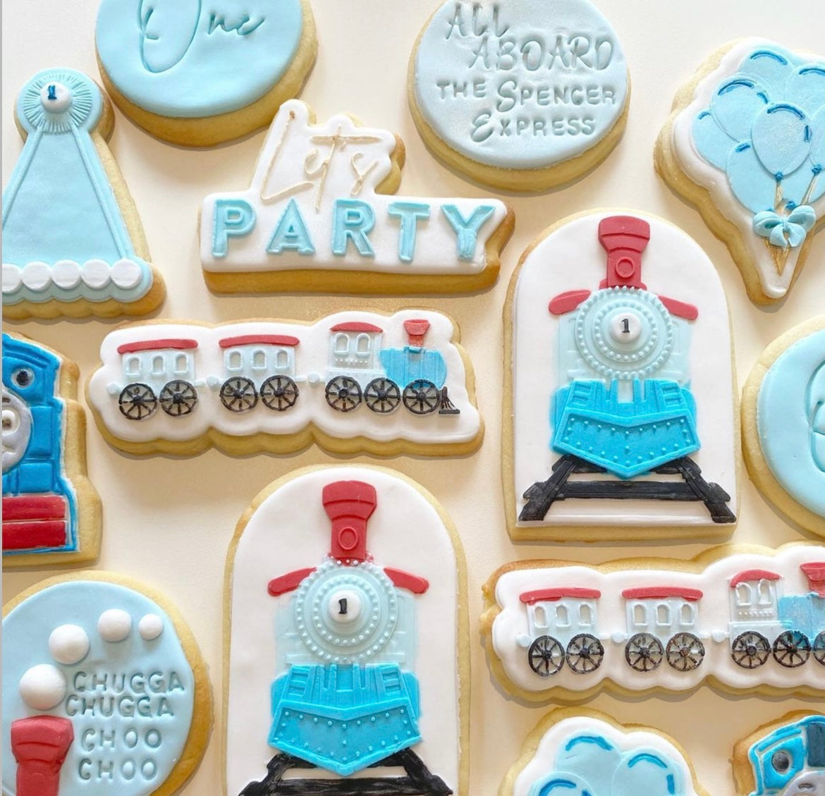 Boss Embossers - Steam Train with Number Set Debosser and Cutter