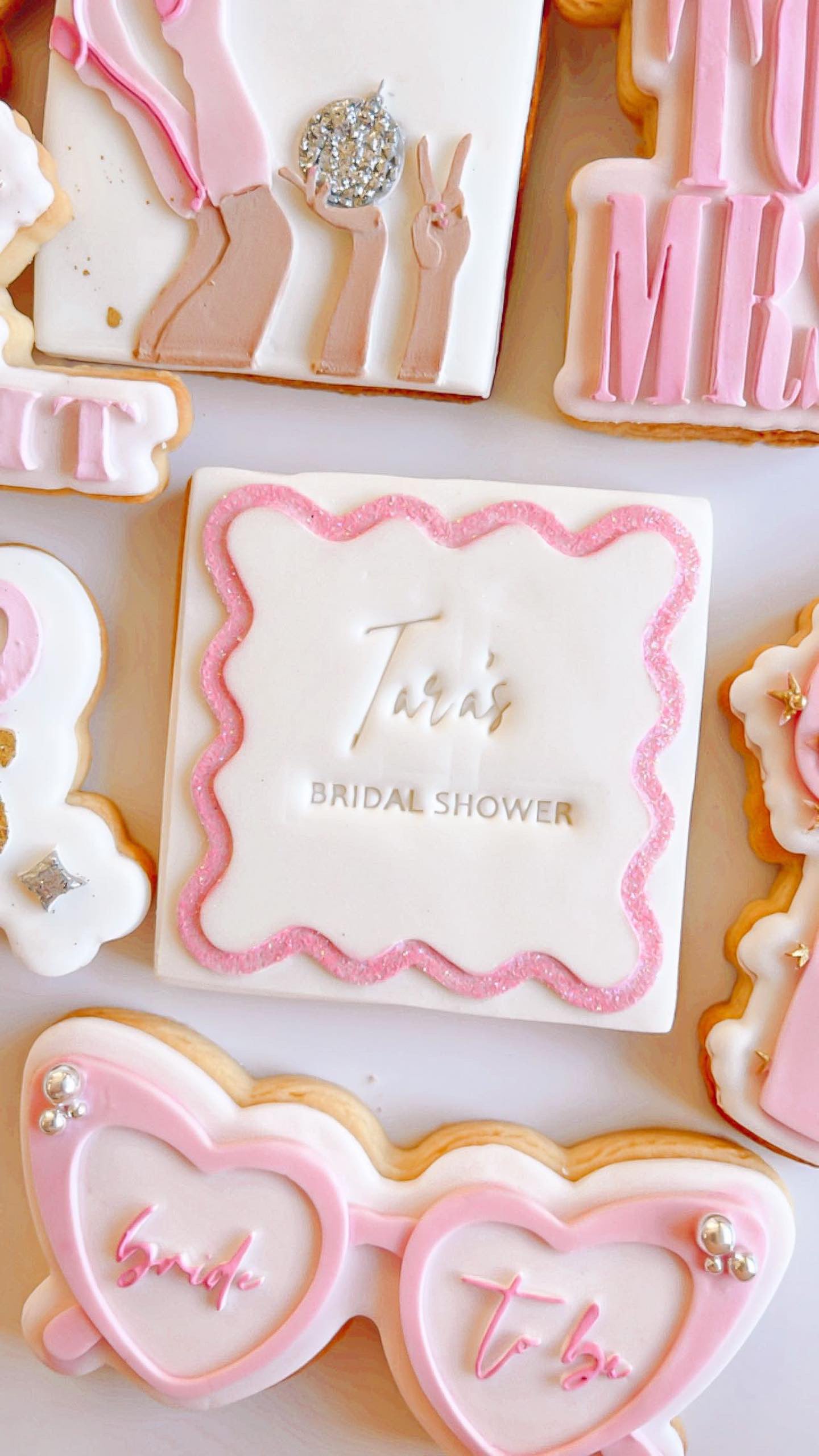 Boss Embossers - Stepped Square Wavy Border Debosser and Cutter