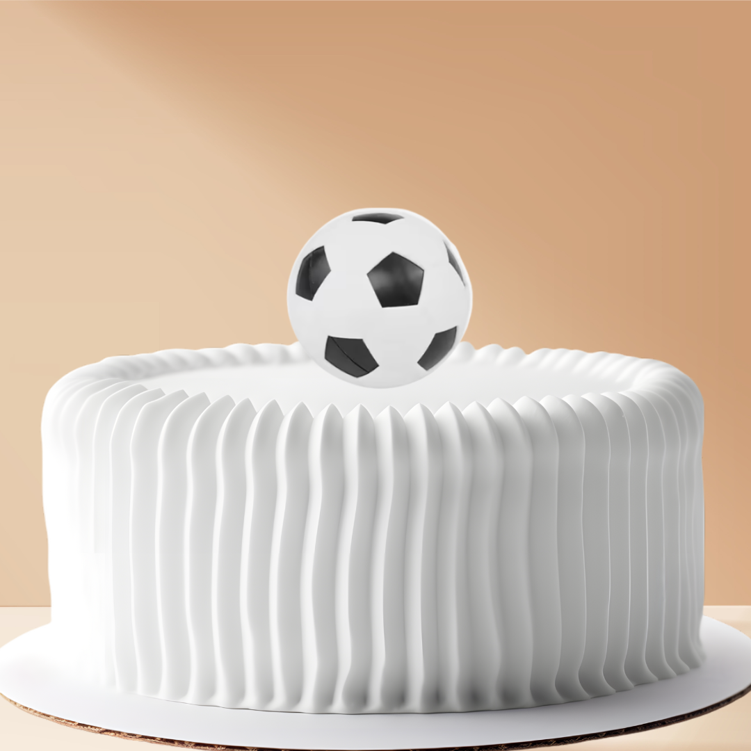 Cake Topper Soccer Ball 6cm