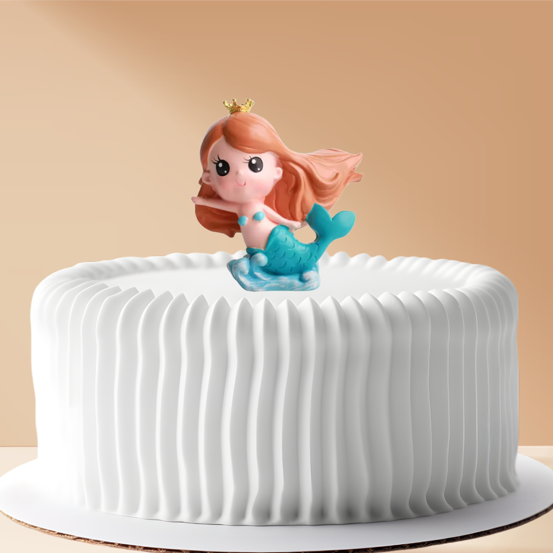 Cake Topper Mermaid Blue