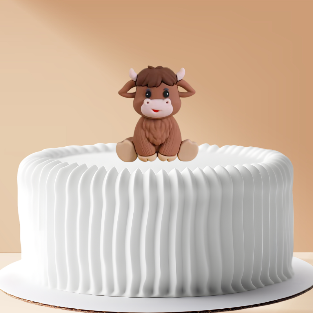 Cake Topper Highland Cow