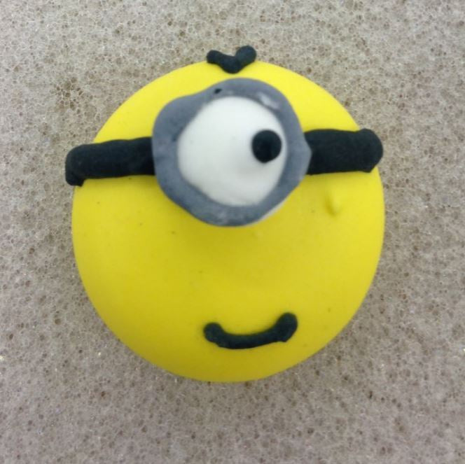 Minions Sugar Faces 25mm - 6 Pack