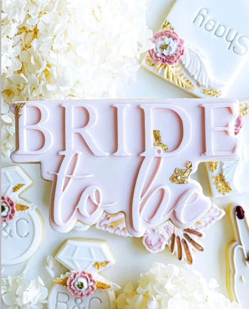 Boss Embossers - Bride to Be Stamp and Cutter