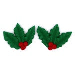 3 pronged Christmas Holly