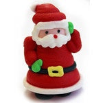 3D Santa Sugar Decoration 40mm