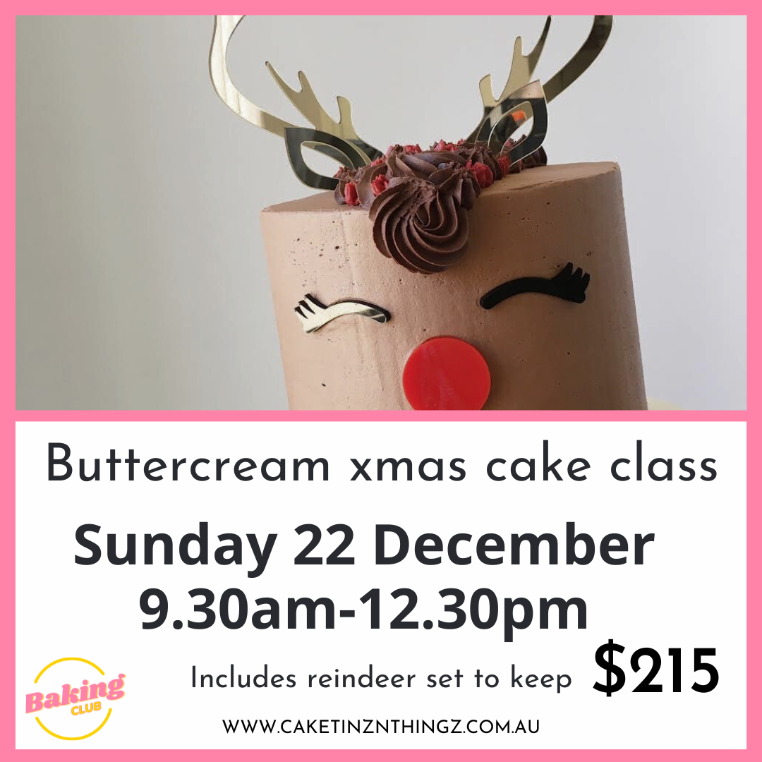 Buttercream Xmas Cake Class