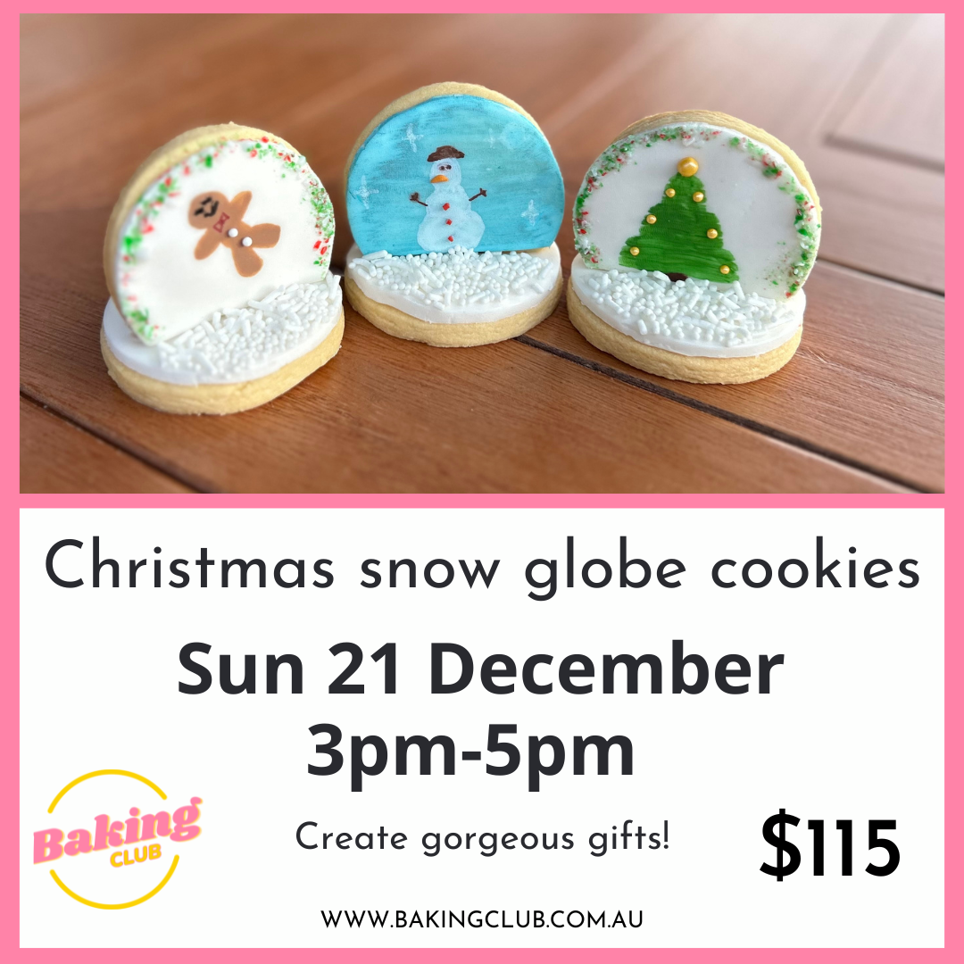 Christmas Snow Globe Cookie Class