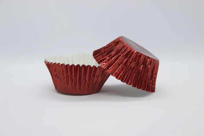Cupcake Foil Cups 500 Pack - Truffle 340 Red