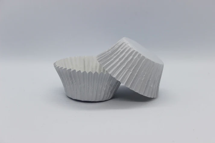 Cupcake Foil Cups 500 Pack - Truffle 340 White