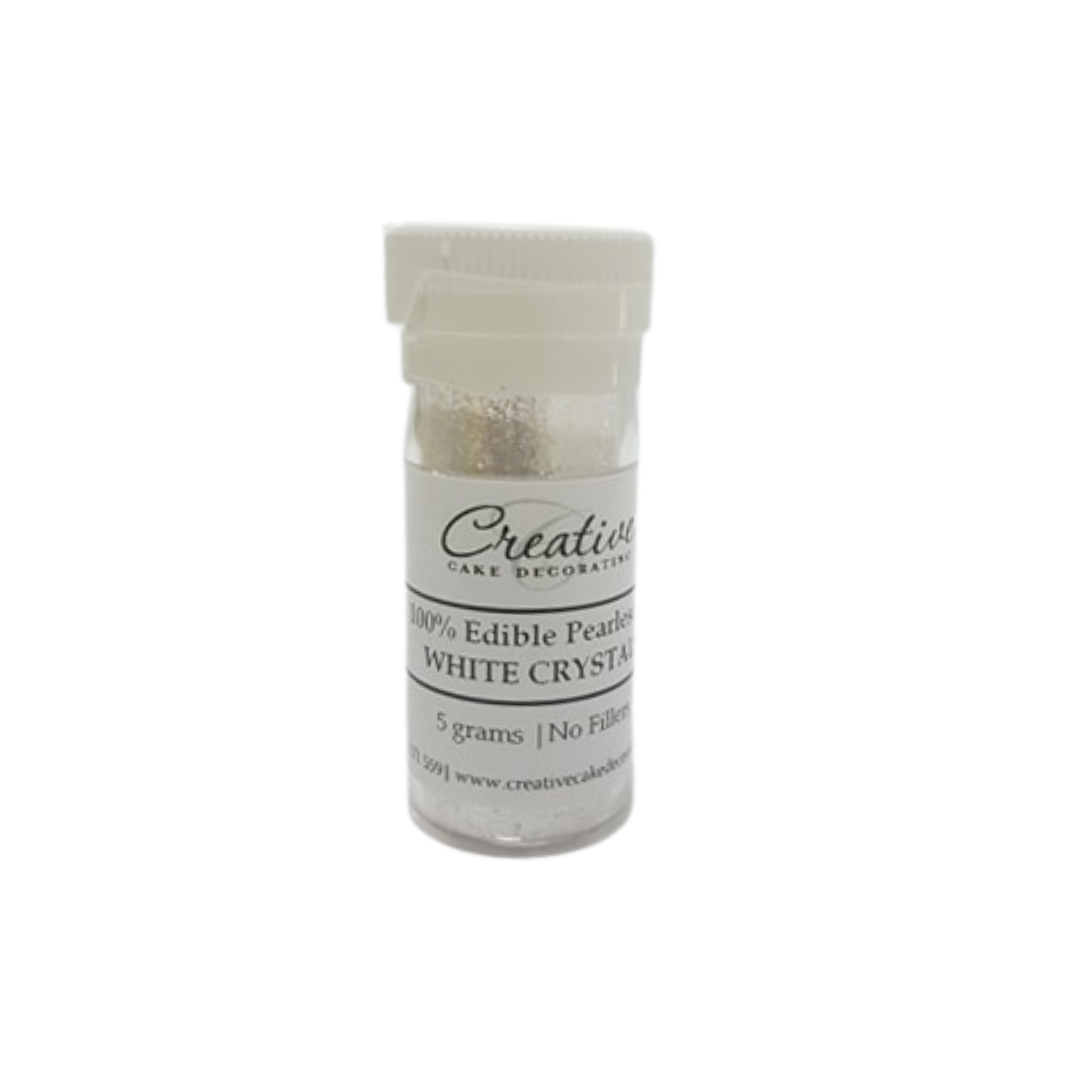 Creative Cake Decorating Dust - Pearl Lustre White Crystals 5g
