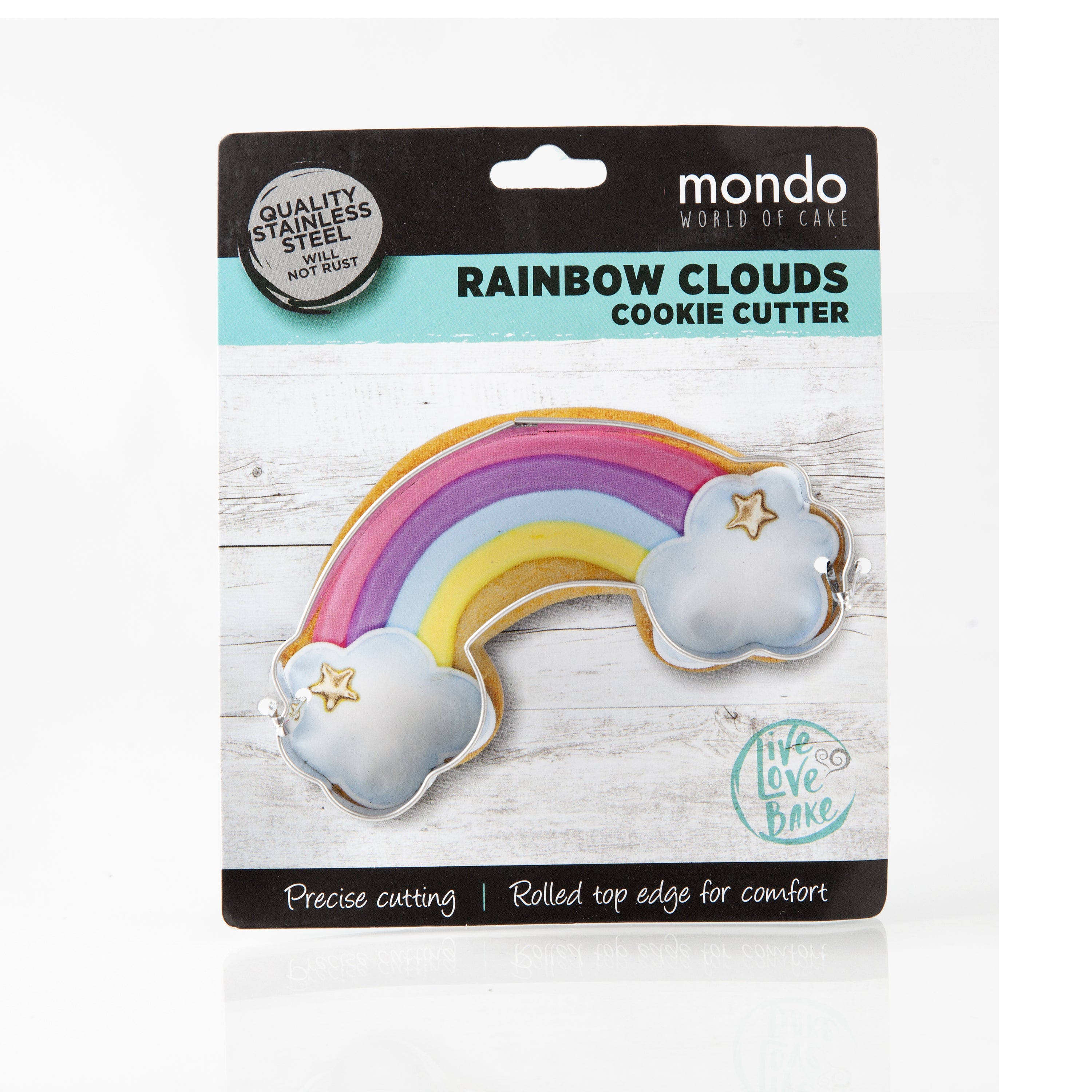 Mondo Rainbow Clouds Cookie Cutter