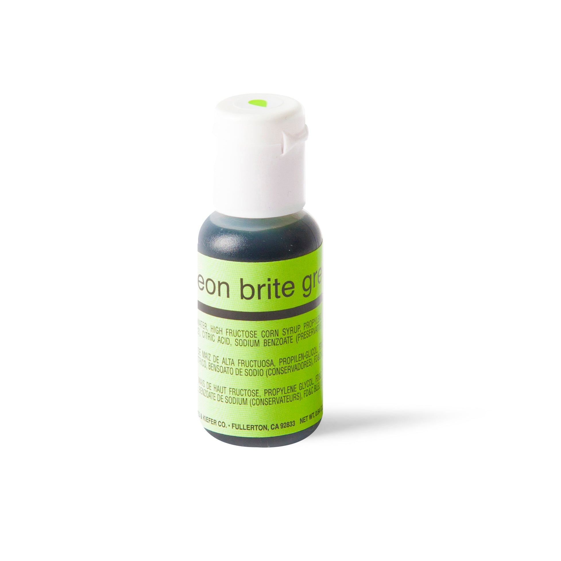 Airbrush Neon Brite Green - Chefmaster 18ml