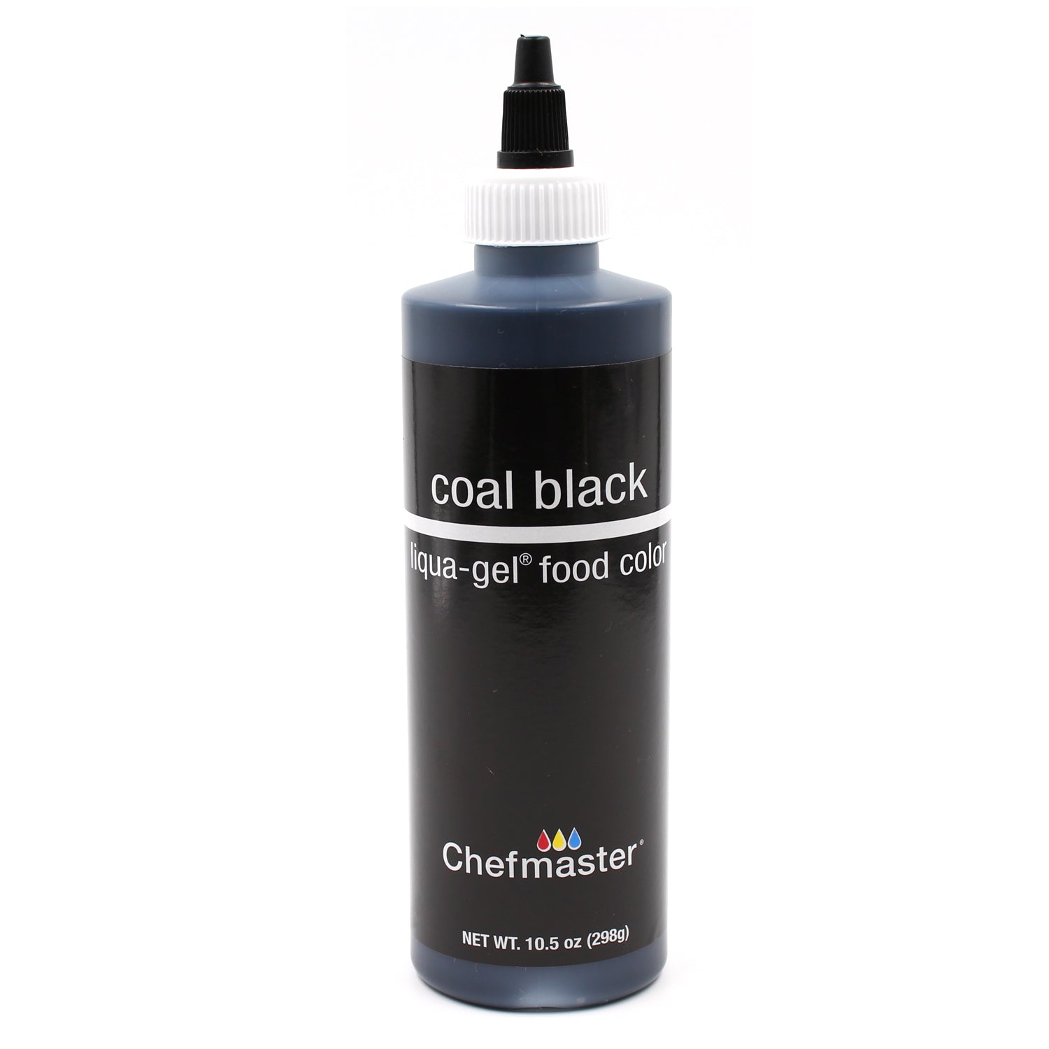 Chefmaster Liqua-Gel Coal Black 10.5oz/298g