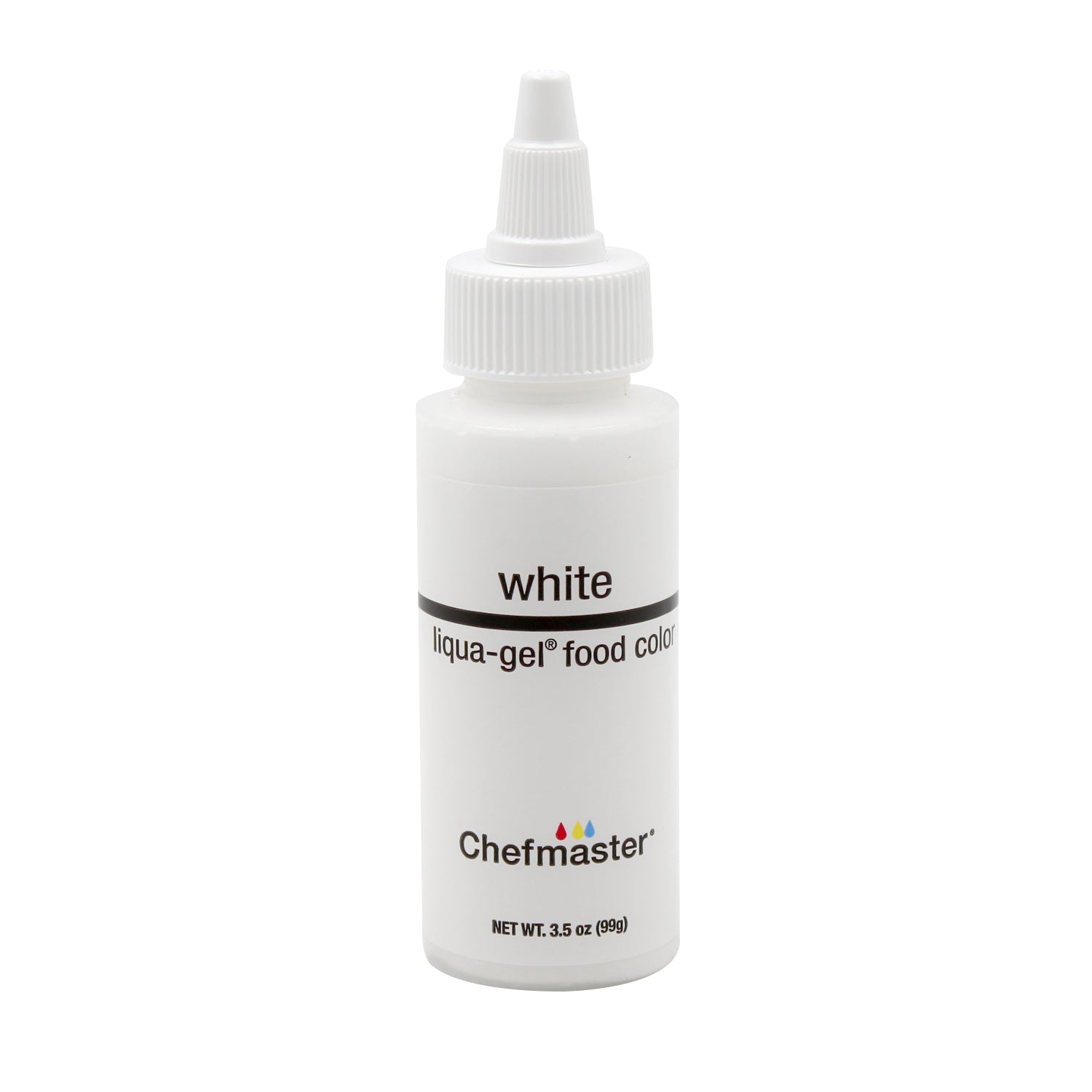 Chefmaster Liqua-Gel Bright White 3.5oz/103ml