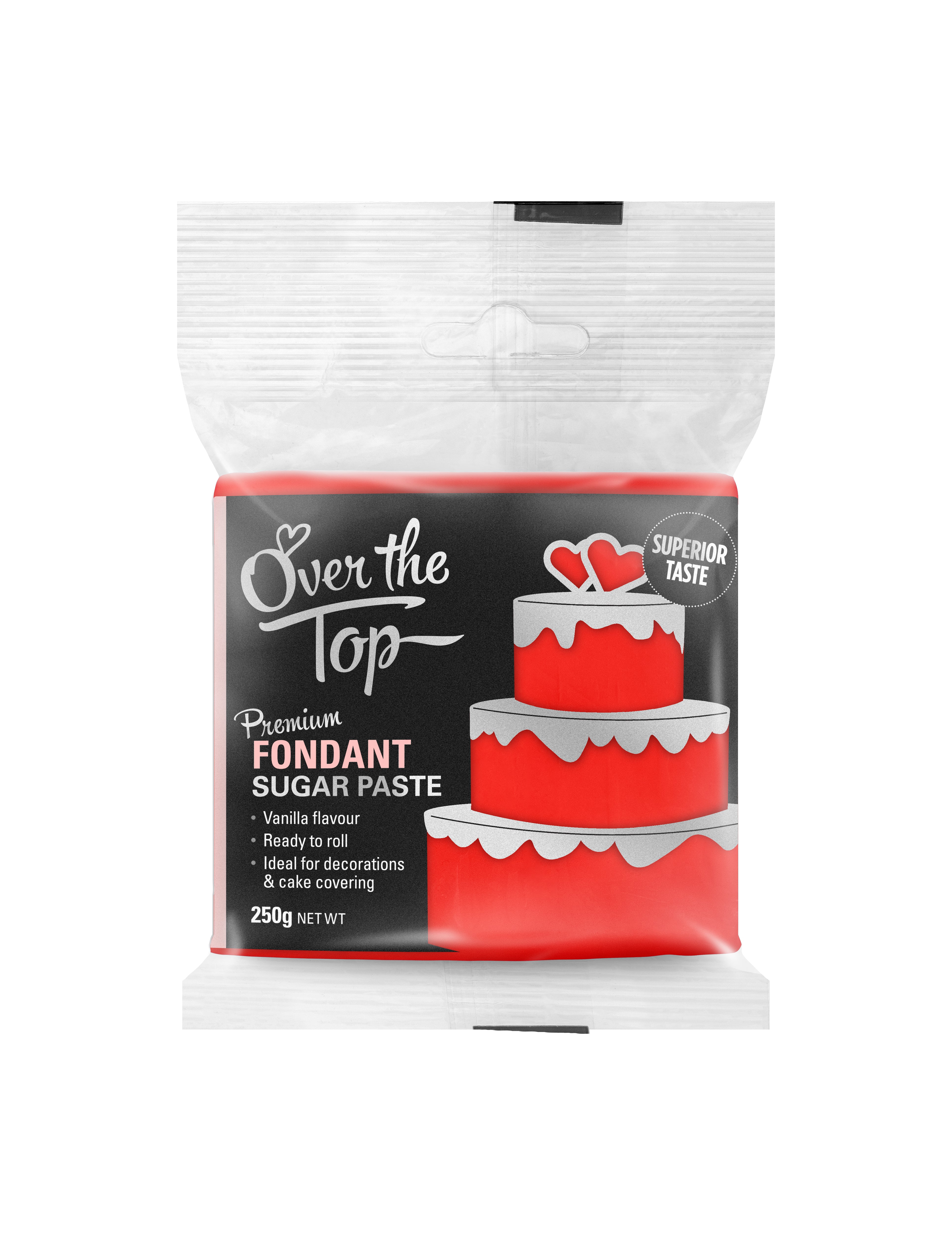 Over the top - Fondant Super Red 250g